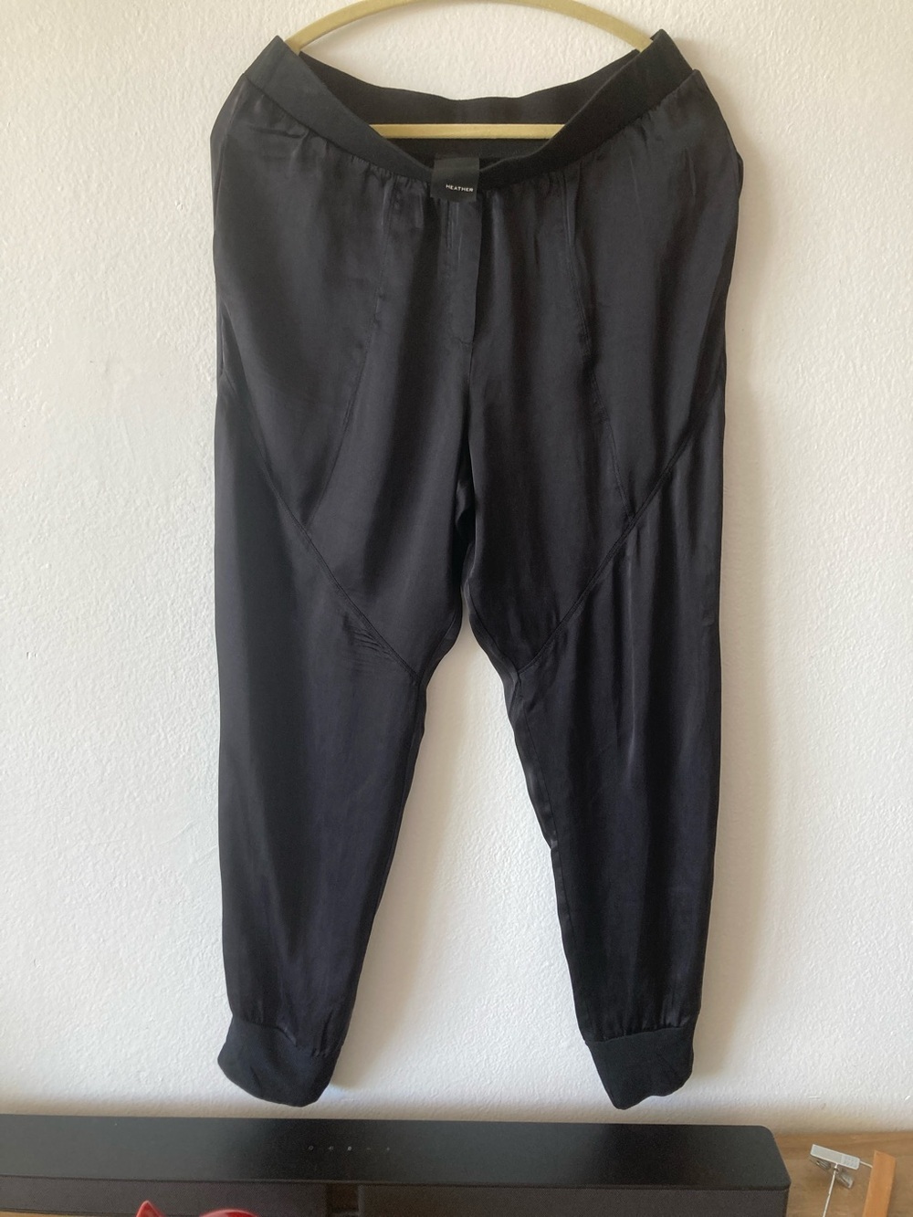 Heath Ceramics Black Jogger Pants - Picture 1 of 5